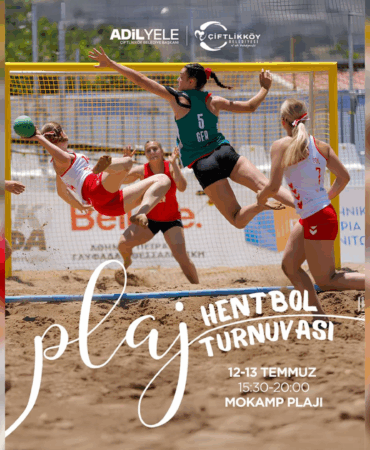 Yalova'nın İlk Plaj Hentbol Turnuvası Çiftlikköy