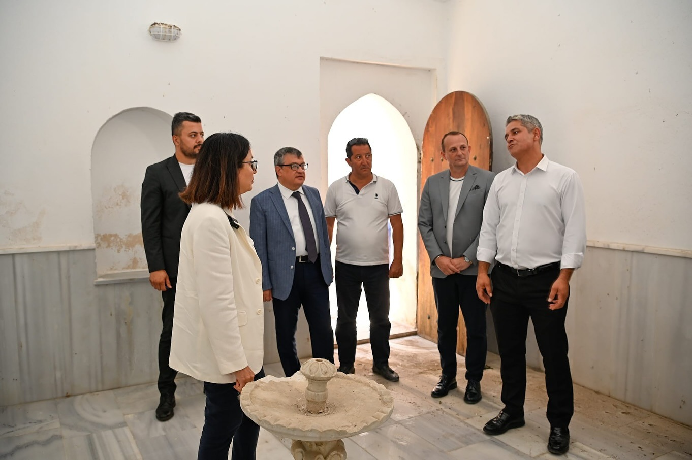 Vali Kaya Çiftlikköy'de İncelemelerde Bulundu