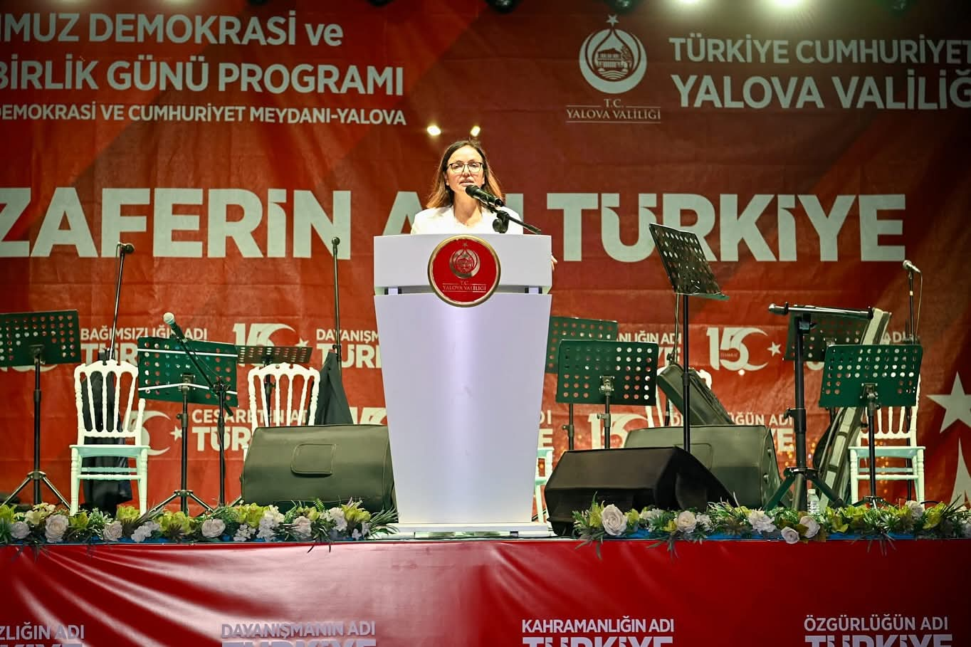 "Zaferin Adı: TÜRKİYE" – Yalova’da 15 Temmuz Demokrasi ve Millî Birlik Günü Anıldı