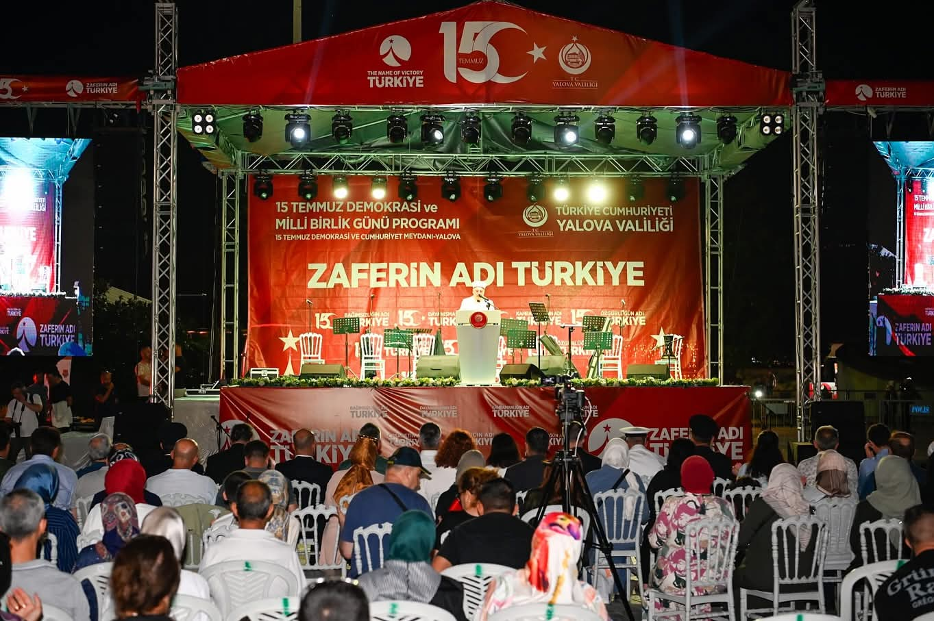 "Zaferin Adı: TÜRKİYE" – Yalova’da 15 Temmuz Demokrasi ve Millî Birlik Günü Anıldı