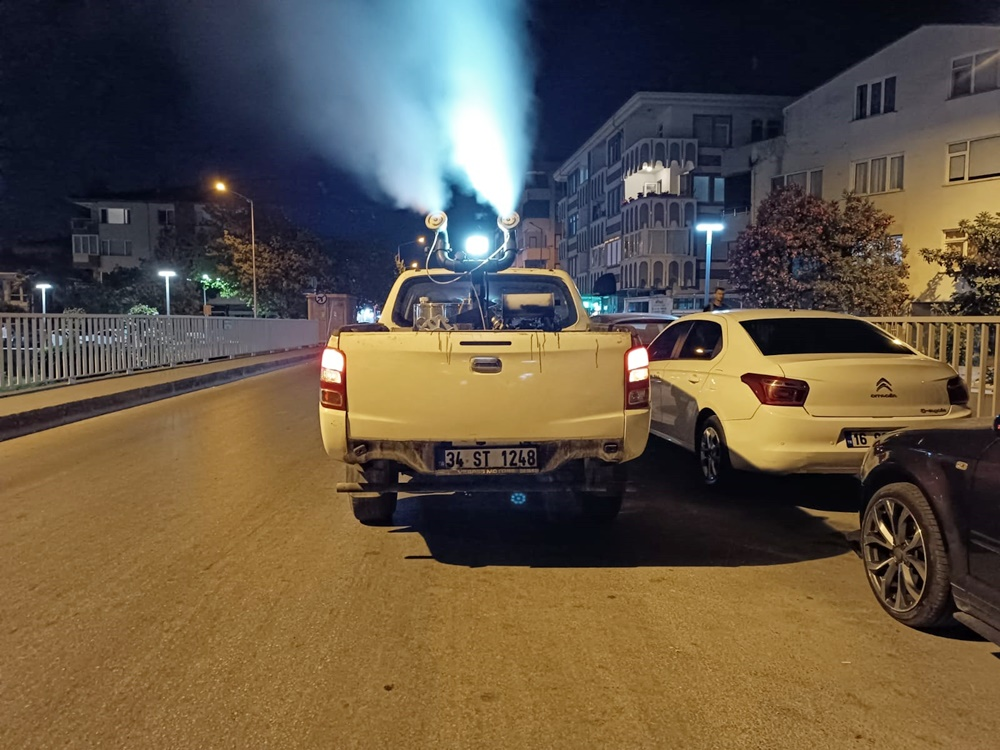 İLAÇLAMA ARALIKSIZ OLARAK DEVAM EDİYOR