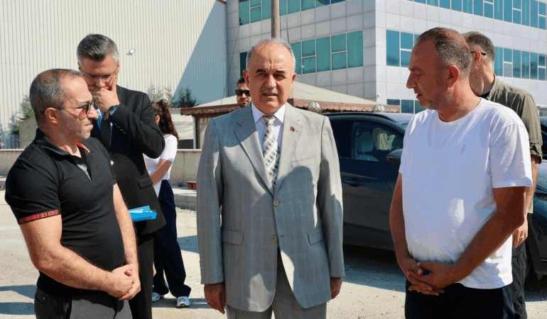 Vali Erol, ÇED Başvurusu İncelemesinde Bulundu