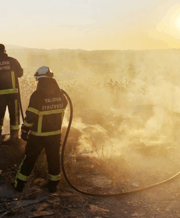 YALOVA İTFAİYESİ GECE GÜNDÜZ GÖREV BAŞINDA