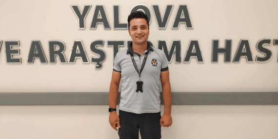Yalovalı Genç Güvenlik Görevlisi Bayramcan Şahin Disiplini ve Başarısıyla Dikkat Çekiyor