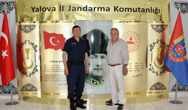 YALOVA'DA KURUMSAL ZİYARET: KENT KONSEYİ’NDEN JANDARMA KOMUTANLIĞI’NA NEZAKET ZİYARETİ