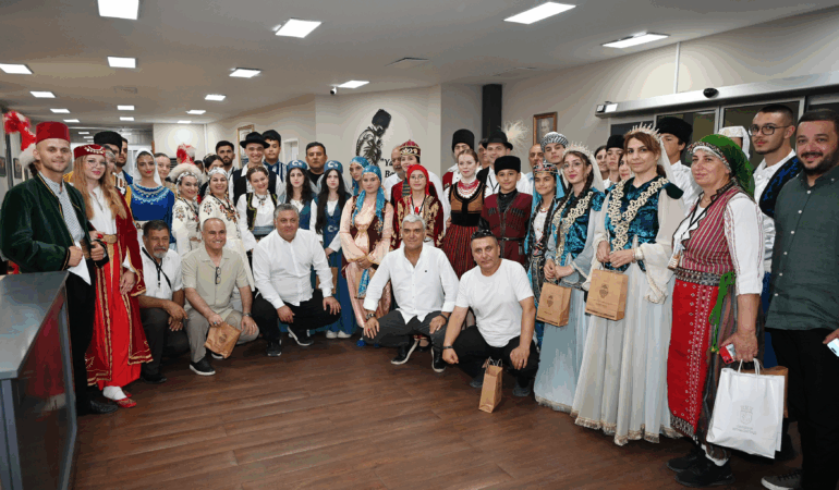 YAFEM'İN TÜRK DÜNYASI TEMSİLCİLERİ YALOVA BELEDİYESİ'NDE AĞIRLANDI