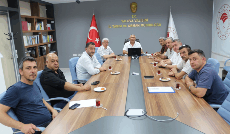 Yalova’da Köy Muhtarlarına Şap Hastalığı Eğitimi Verildi