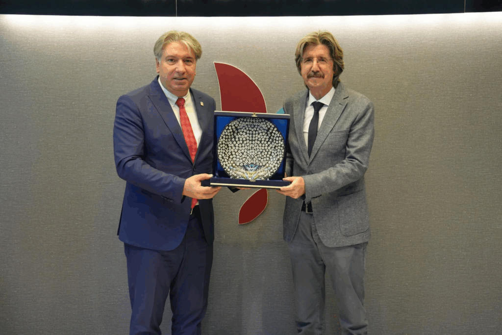 TRT Yönetim Kurulu Başkanı Prof. Dr. Ferudun Yılmaz’dan Yalova Üniversitesi Rektörü Prof. Dr. Mehmet Bahçekapılı’ya Ziyaret