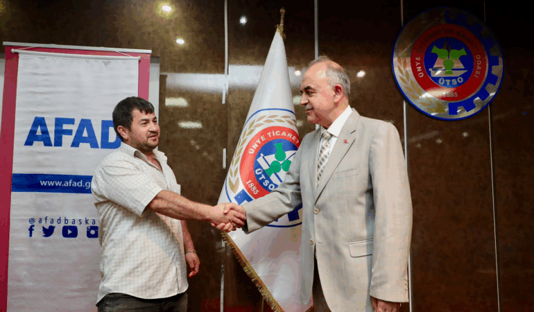 Ünye Yunus Emre Afet Konutları Kura Çekim ve Anahtar Teslim Töreni Yapıldı