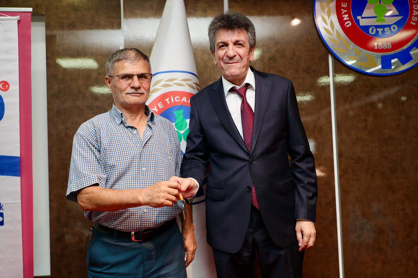 Ünye Yunus Emre Afet Konutları Kura Çekim ve Anahtar Teslim Töreni Yapıldı