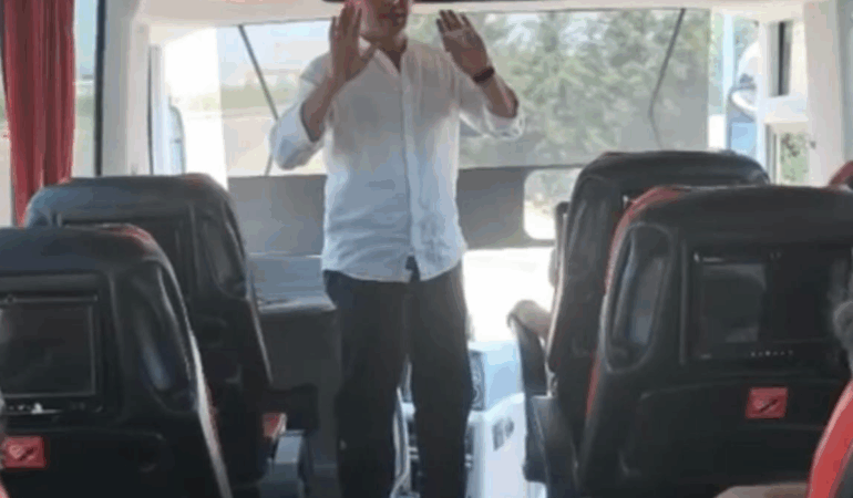 Yolcu Otobüslerine Sivil Denetim: İhlal Yok, Sürücüye Teşekkür Edildi