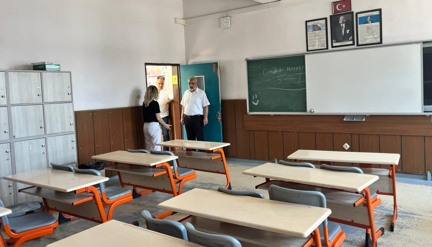 YENİ EĞİTİM ÖĞRETİM YILI HAZIRLIKLARI YERİNDE İNCELENDİ