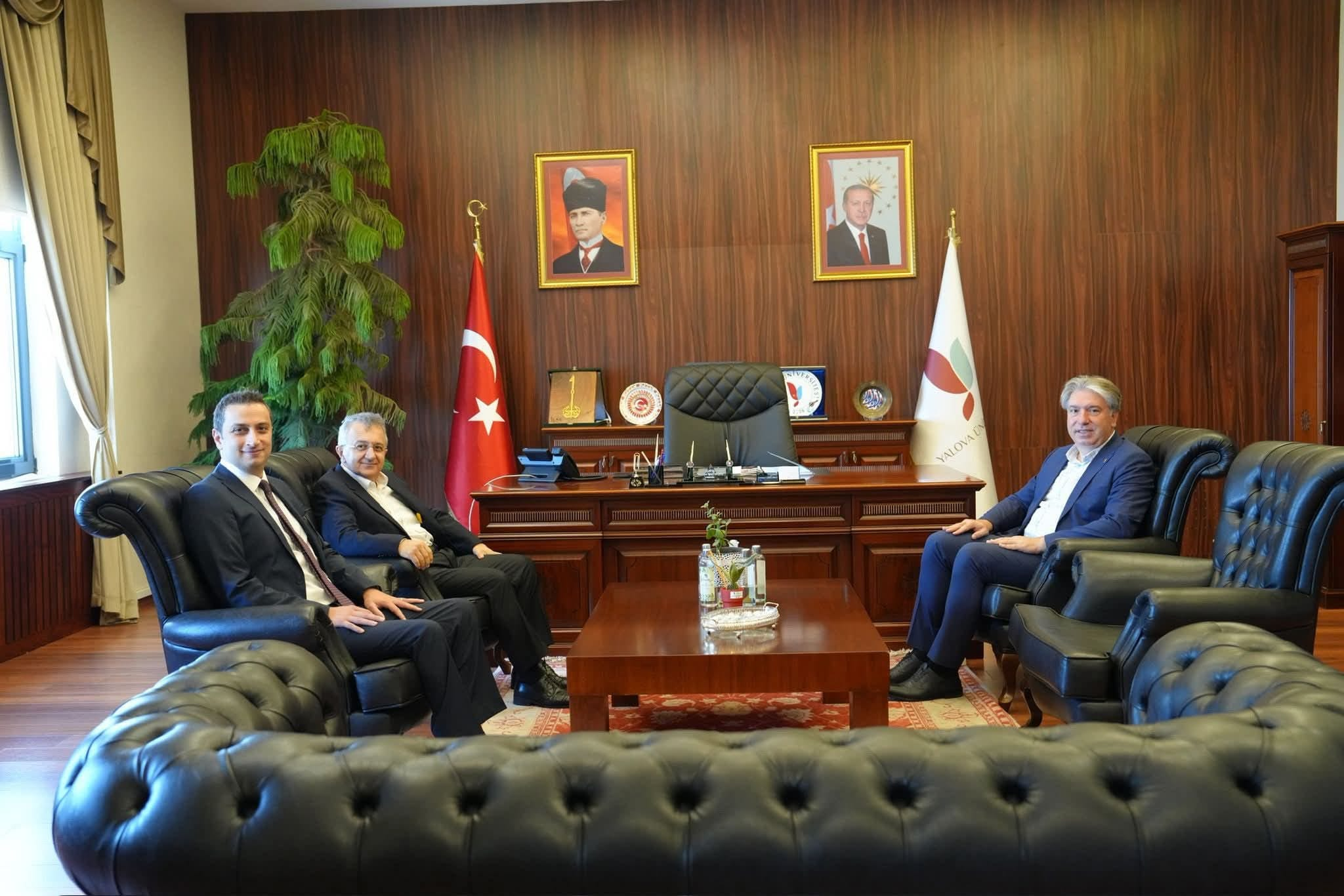 Rektör Prof. Dr. Atsü’den Yalova Üniversitesi Rektörü Prof. Dr. Bahçekapılı’ya Nezaket Ziyareti