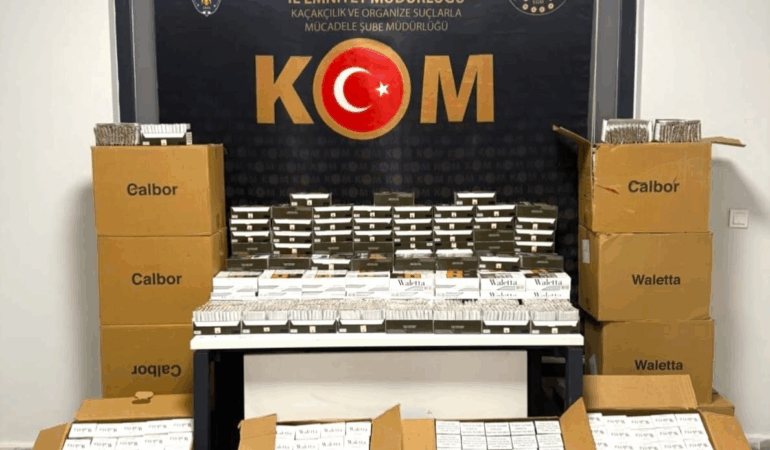 Yalova’da 150 Bin Adet Doldurulmuş Makaron Ele Geçirildi