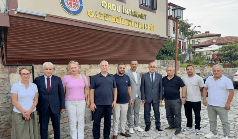 Vali Muammer Erol’dan Ordu İnternet Gazetecileri Derneği’ne Ziyaret