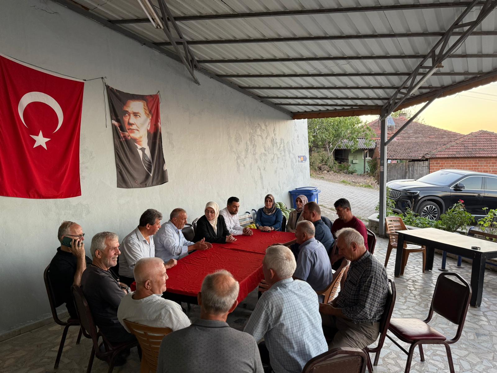 MELİHA AKYOL’DAN ÇİFTLİKKÖY KÖYLERİNE ZİYARET