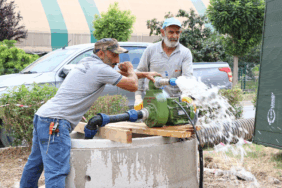 ÇİFTLİKKÖY’DE PEYZAJ ALANLARINA OTOMATİK SULAMA DESTEĞİ