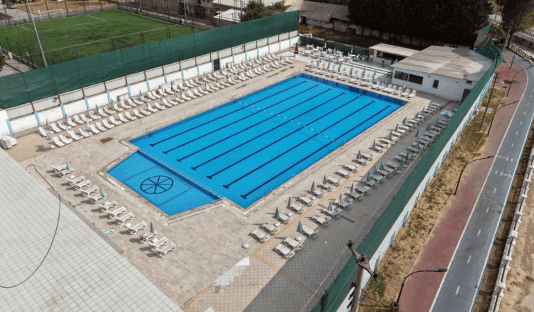 ‘ÇİÇEK YÜZME HAVUZU’ HİZMET VERMEYE BAŞLADI