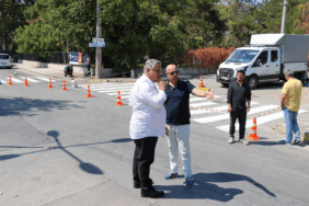 BAŞKAN GÜREL SAHADA ÇALIŞMALARI YAKINDAN TAKİP ETTİ