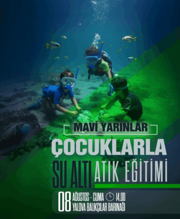 YALOVA’DA ÇOCUKLAR DENİZDEN ÇIKAN ATIKLARI İNCELEYECEK