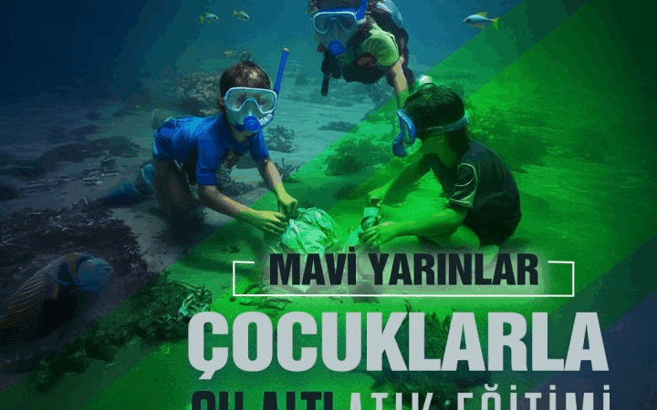 YALOVA’DA ÇOCUKLAR DENİZDEN ÇIKAN ATIKLARI İNCELEYECEK