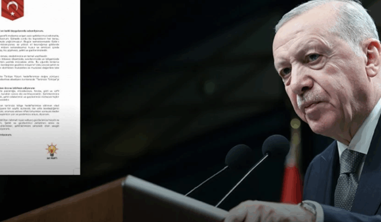 Cumhurbaşkanı Erdoğan’dan şehit ve gazi ailelerine anlamlı mektup: “Hiçbir tavize, gizli girişime yer verilmemiştir”