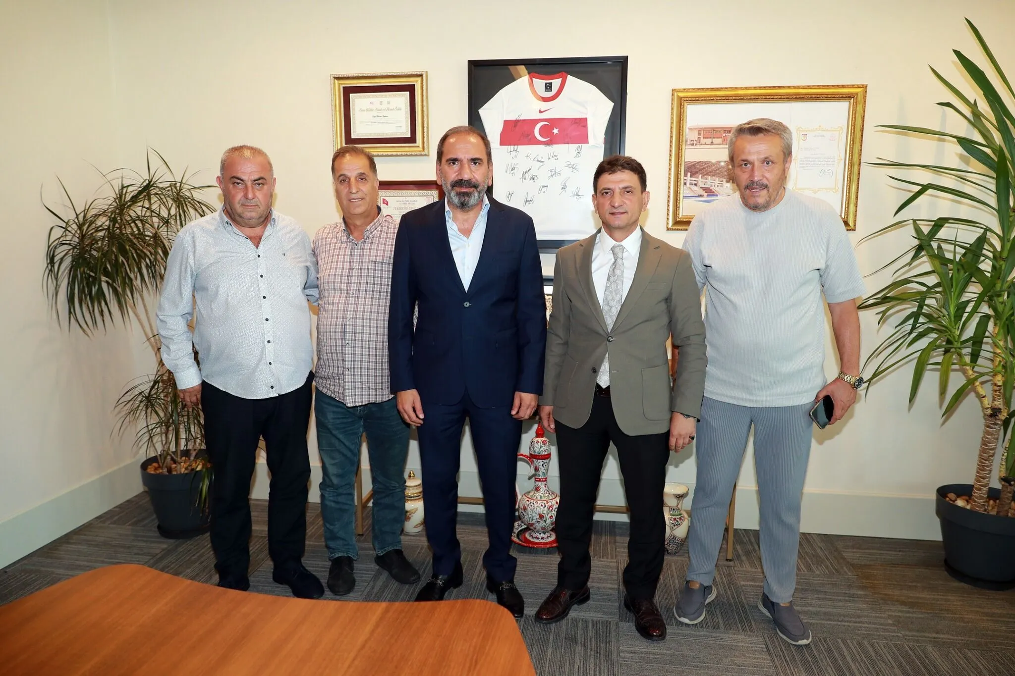 TFAD Yalova Şube Başkanı İbrahim İnce’den TFF Başkanı Hacıosmanoğlu’na Ziyaret