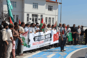 Yalova’dan Ankara’daki “Gazze” yürüyüşüne destek konvoyu
