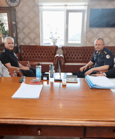 Ordu Valisi Erol’dan Çamaş Kaymakamı Üzümcü’ye Ziyaret