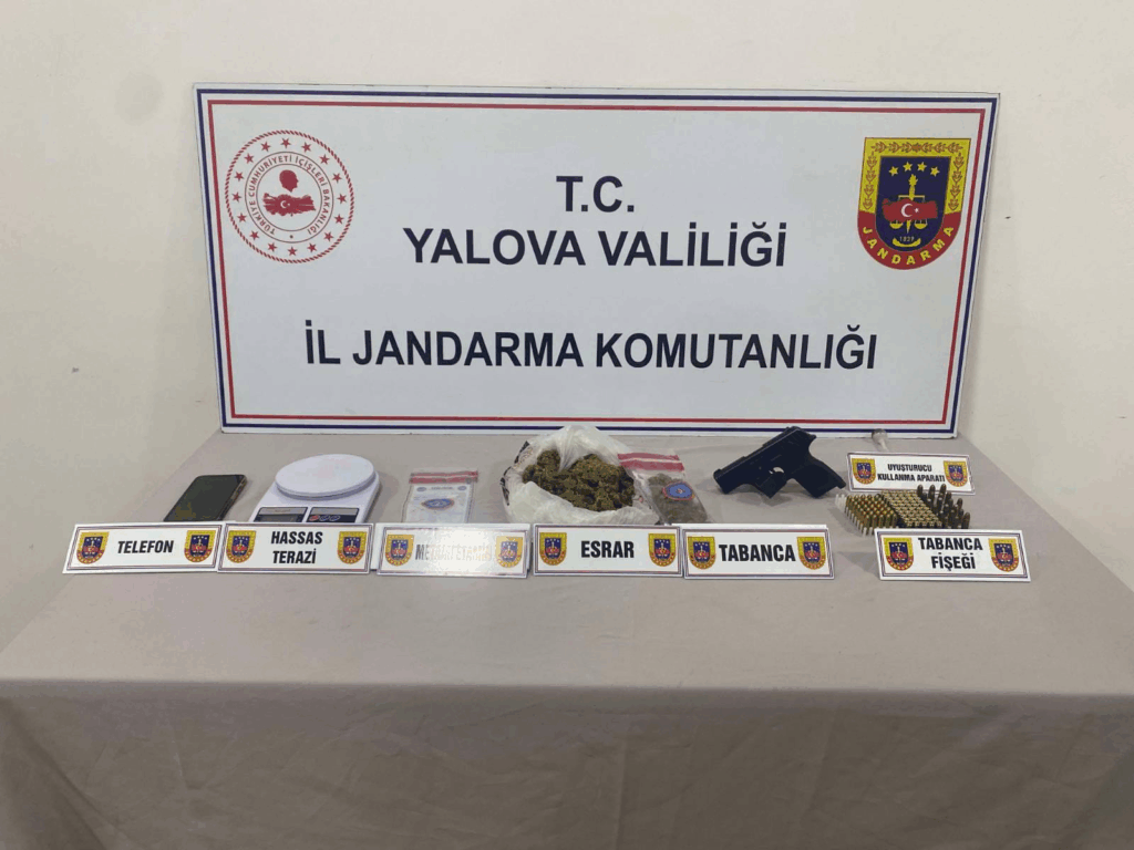 Yalova’da Jandarmadan Uyuşturucu Operasyonu: 2 Tutuklama