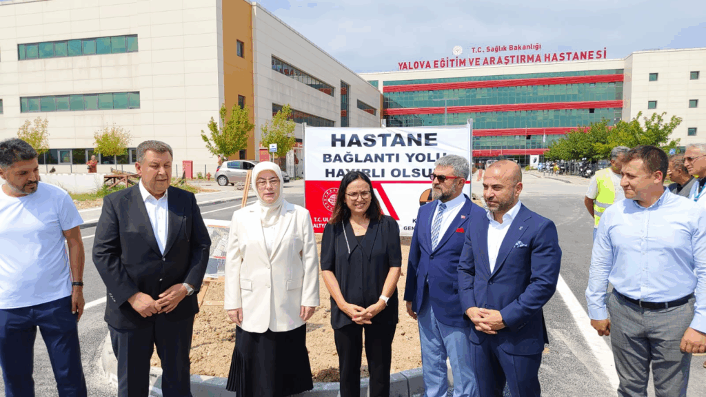 Yalova Eğitim ve Araştırma Hastanesi Bağlantı Yolu Hizmete Açıldı