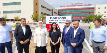 Yalova Eğitim ve Araştırma Hastanesi Bağlantı Yolu Hizmete Açıldı