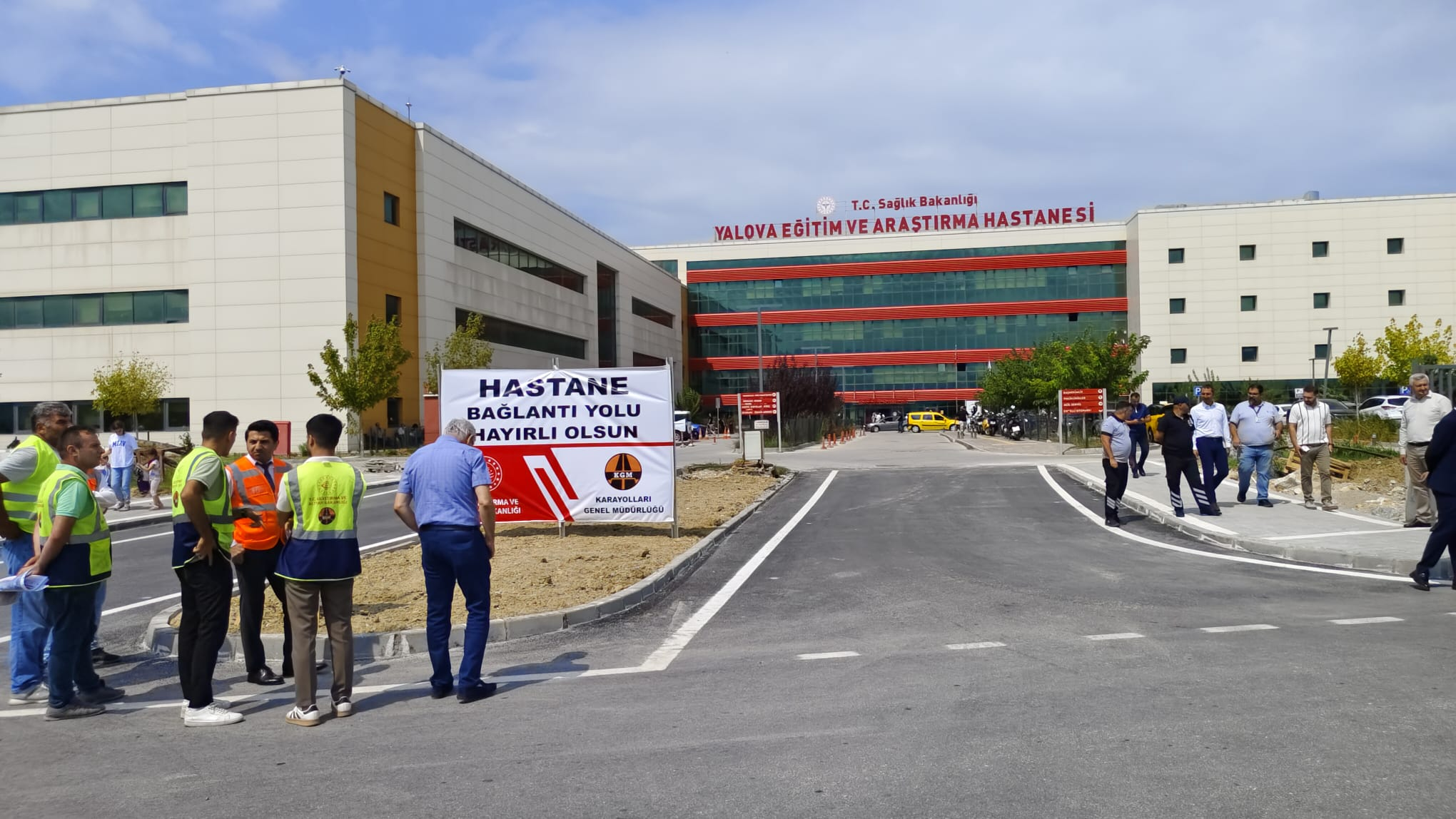 Yalova Eğitim ve Araştırma Hastanesi Bağlantı Yolu Hizmete Açıldı
