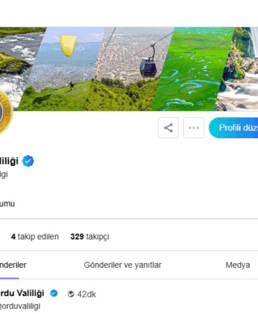 ORDU Valiliği NextSosyal’de