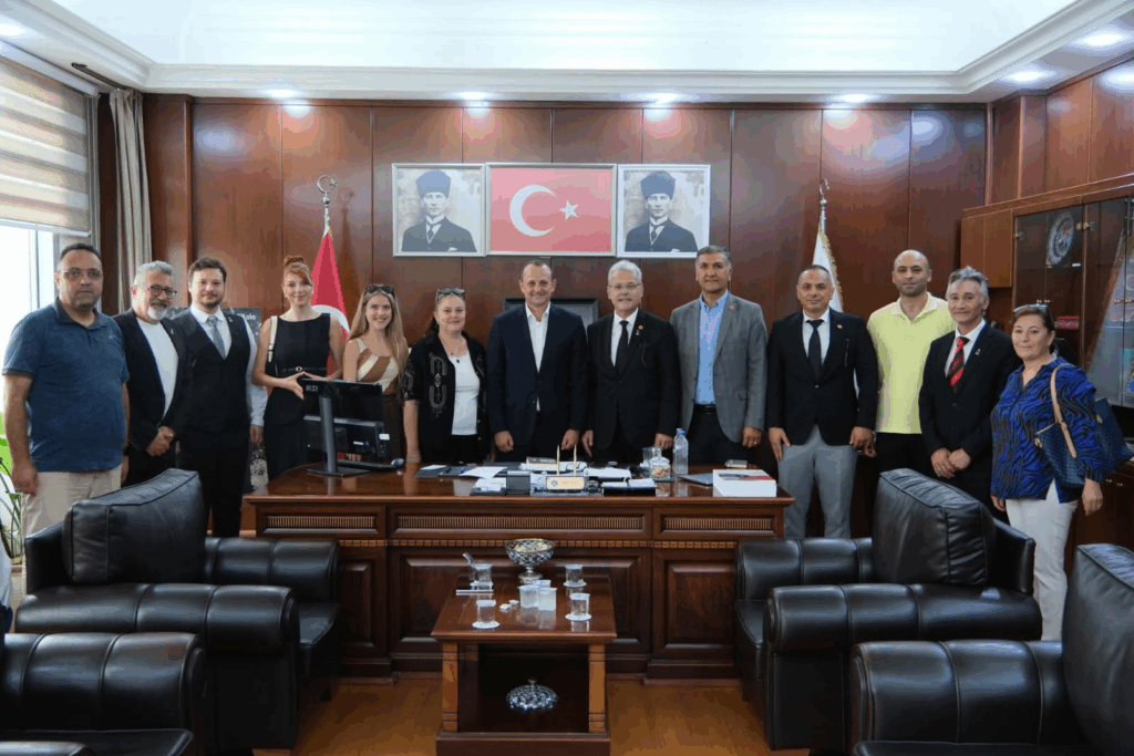 Yalova Zafer Partisi’nden Çiftlikköy Belediye Başkanı Adil Yele’ye Ziyaret
