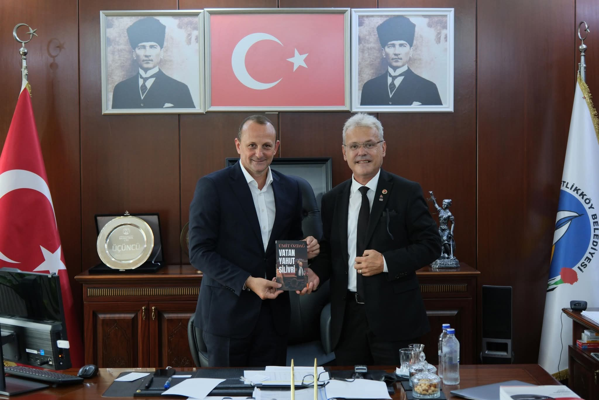 Yalova Zafer Partisi’nden Çiftlikköy Belediye Başkanı Adil Yele’ye Ziyaret