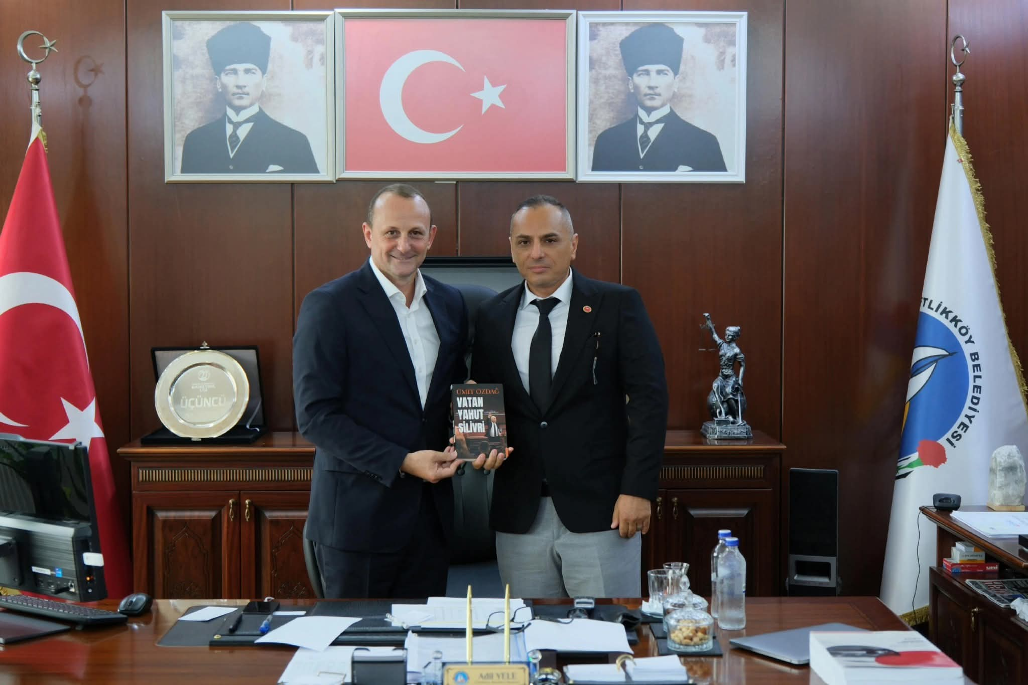 Yalova Zafer Partisi’nden Çiftlikköy Belediye Başkanı Adil Yele’ye Ziyaret