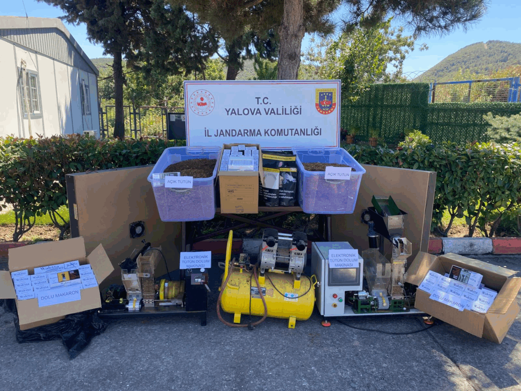 Yalova’da Kaçak Tütün Operasyonu: 1 Kişi Tutuklandı