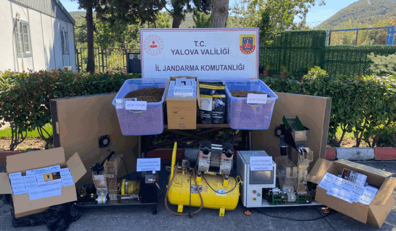 Yalova’da Kaçak Tütün Operasyonu: 1 Kişi Tutuklandı