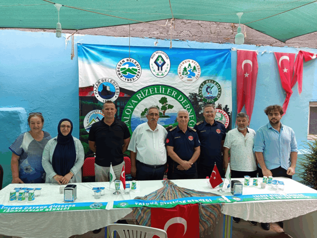 Yalova Rizeliler Derneği’nden Orman Şehitleri İçin Anlamlı Program