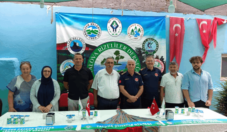 Yalova Rizeliler Derneği’nden Orman Şehitleri İçin Anlamlı Program