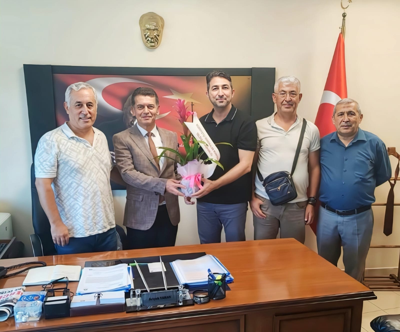 HÜRSEN Başkanı Tanrıkulu’ndan Yalova İl Özel İdaresi Genel Sekreter Yardımcısı Yaman’a Hayırlı Olsun Ziyareti
