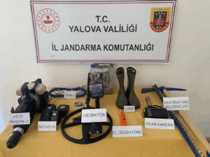 Yalova Çınarcık’ta Kaçak Kazı Operasyonu: 3 Şüpheli Suçüstü Yakalandı