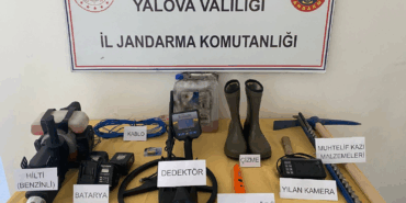 Yalova Çınarcık’ta Kaçak Kazı Operasyonu: 3 Şüpheli Suçüstü Yakalandı