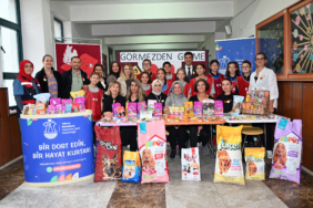 ÖĞRENCİLERDEN SOKAK CANLARINA ANLAMLI DESTEK