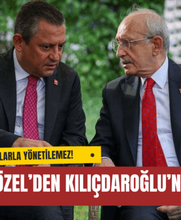 Özgür Özel’den Kılıçdaroğlu’na Çağrı: “CHP Kayyumlarla Yönetilemez!”