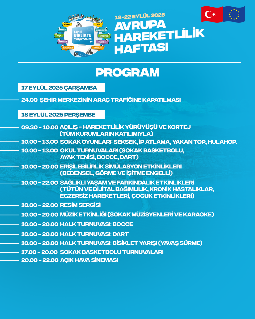 Yalova’da Avrupa Hareketlilik Haftası Başlıyor