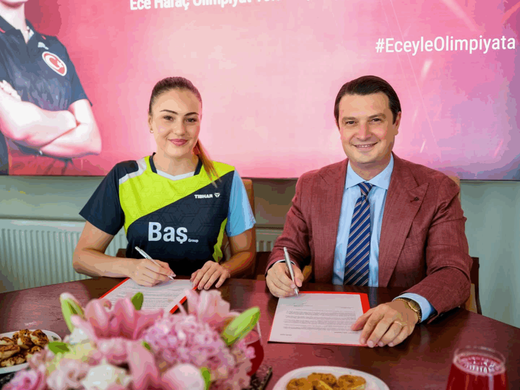Baş Group’tan Milli Masa Tenisçi Ece Haraç’a 2028 Los Angeles Olimpiyatları Yolunda Sponsorluk Desteği