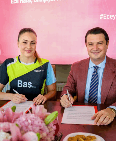 Baş Group’tan Milli Masa Tenisçi Ece Haraç’a 2028 Los Angeles Olimpiyatları Yolunda Sponsorluk Desteği