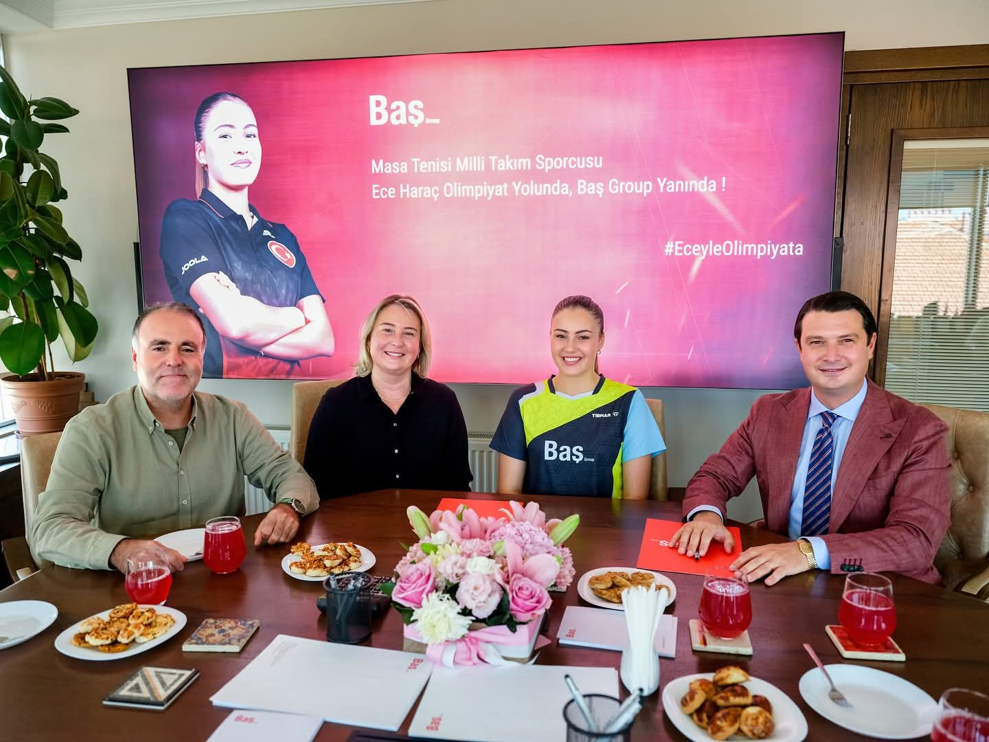 Baş Group’tan Milli Masa Tenisçi Ece Haraç’a 2028 Los Angeles Olimpiyatları Yolunda Sponsorluk Desteği